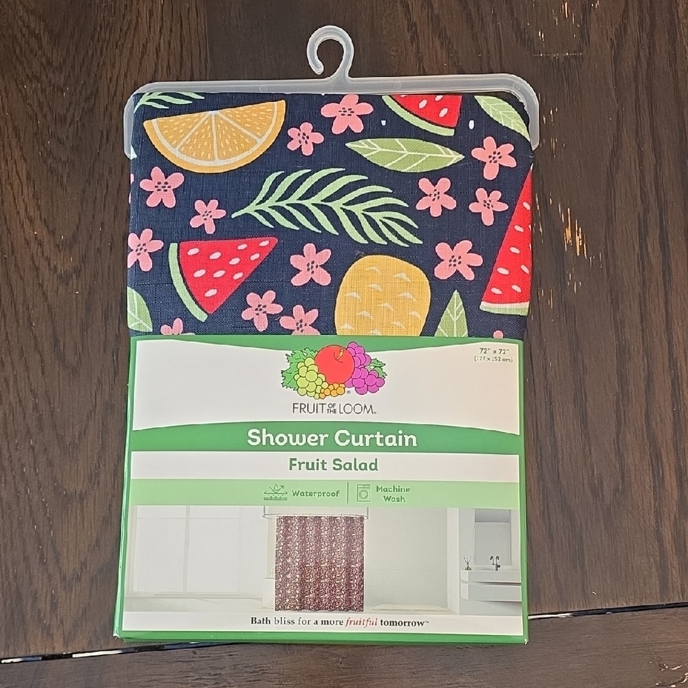 Fruit of the Loom Vibrant Fruit Shower Curtain